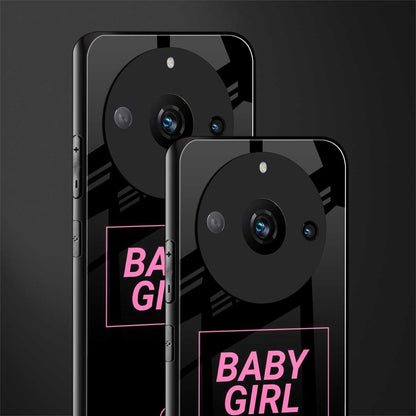 baby girl back phone cover | glass case for realme 11 pro 5g