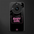 baby girl back phone cover | glass case for realme 11 pro 5g