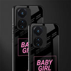 baby girl back phone cover | glass case for vivo t1 44w 4g