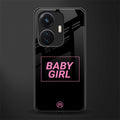 baby girl back phone cover | glass case for vivo t1 44w 4g