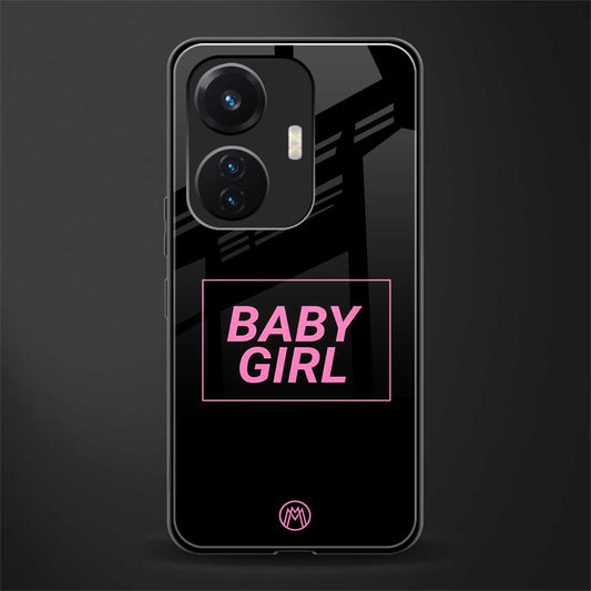 baby girl back phone cover | glass case for vivo t1 44w 4g