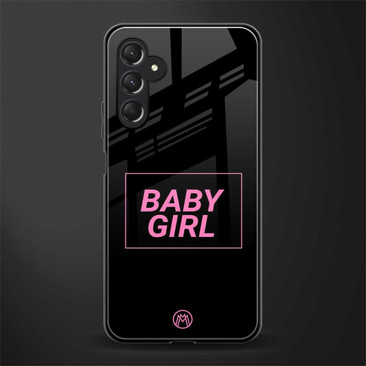 baby girl back phone cover | glass case for samsun galaxy a24 4g