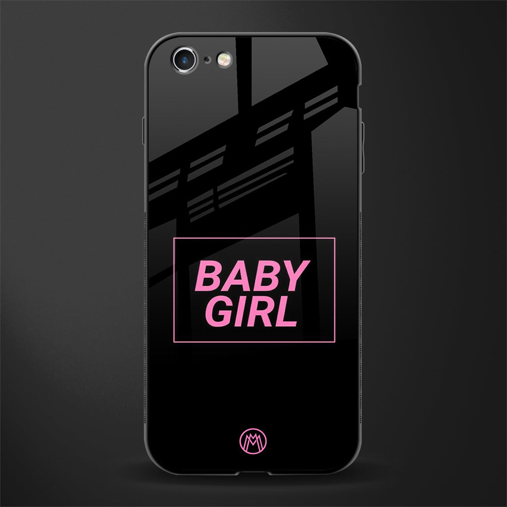 baby girl glass case for iphone 6s image