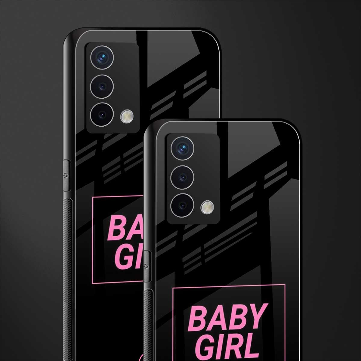 baby girl back phone cover | glass case for oppo a74 4g