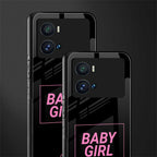 baby girl back phone cover | glass case for iQOO 9 Pro