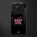 baby girl back phone cover | glass case for iQOO 9 Pro