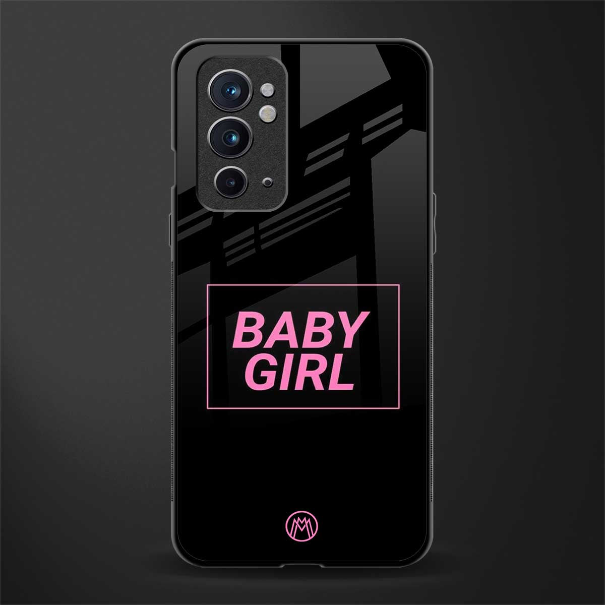 baby girl glass case for oneplus 9rt image