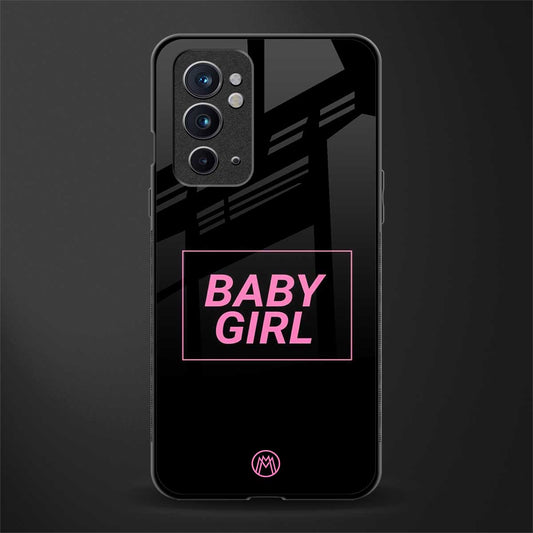 baby girl glass case for oneplus 9rt image