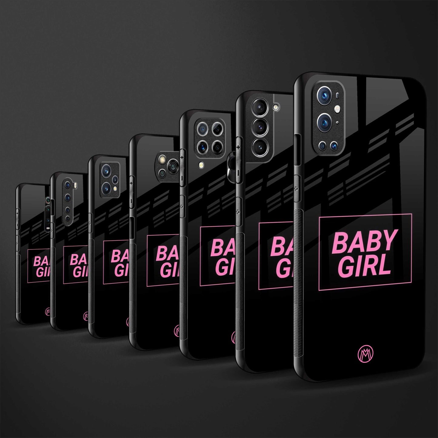 baby girl glass case for oppo f17 image-3