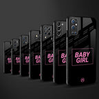 baby girl back phone cover | glass case for realme 9 pro 5g
