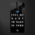 back in town glass case for poco x2 image