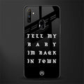 back in town glass case for realme narzo 10a image