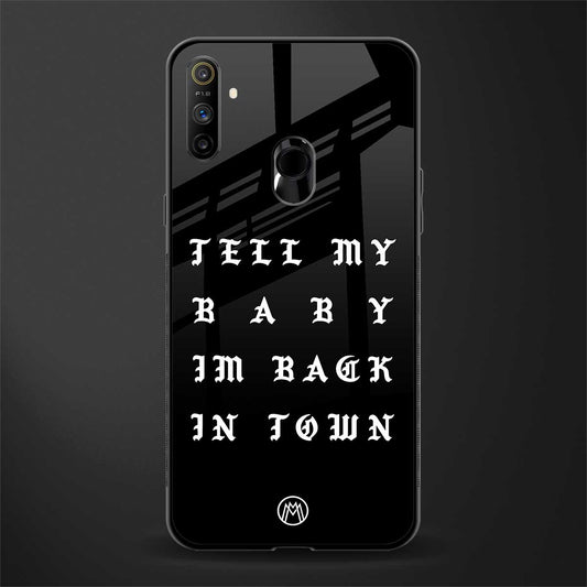 back in town glass case for realme narzo 20a image