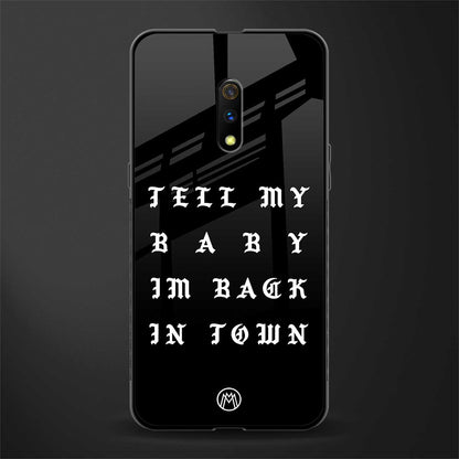 back in town glass case for oppo k3 image