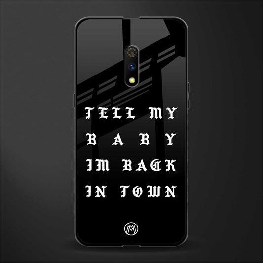 back in town glass case for oppo k3 image