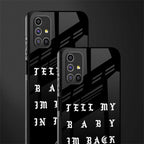 back in town glass case for samsung galaxy m51 image-2
