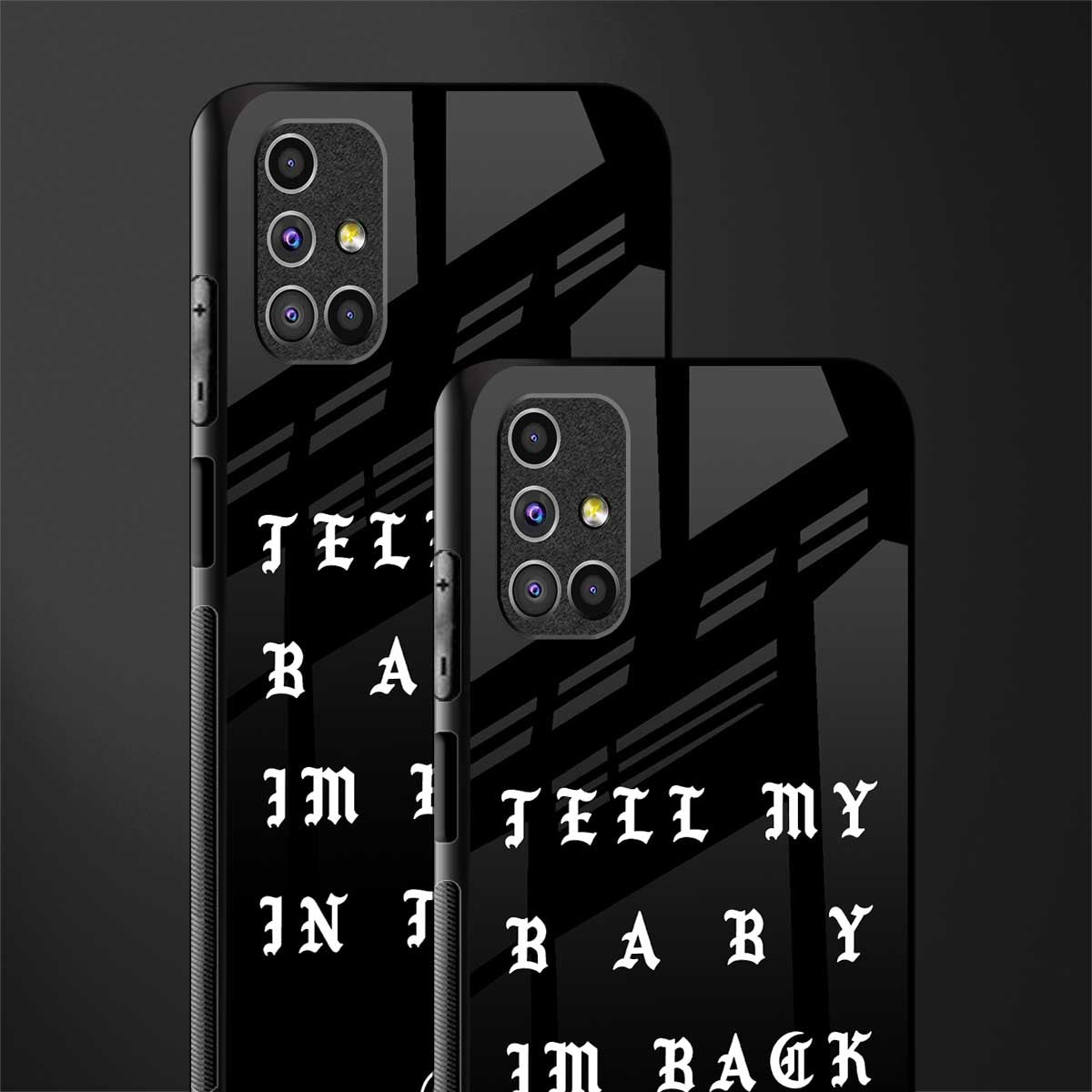 back in town glass case for samsung galaxy m31s image-2