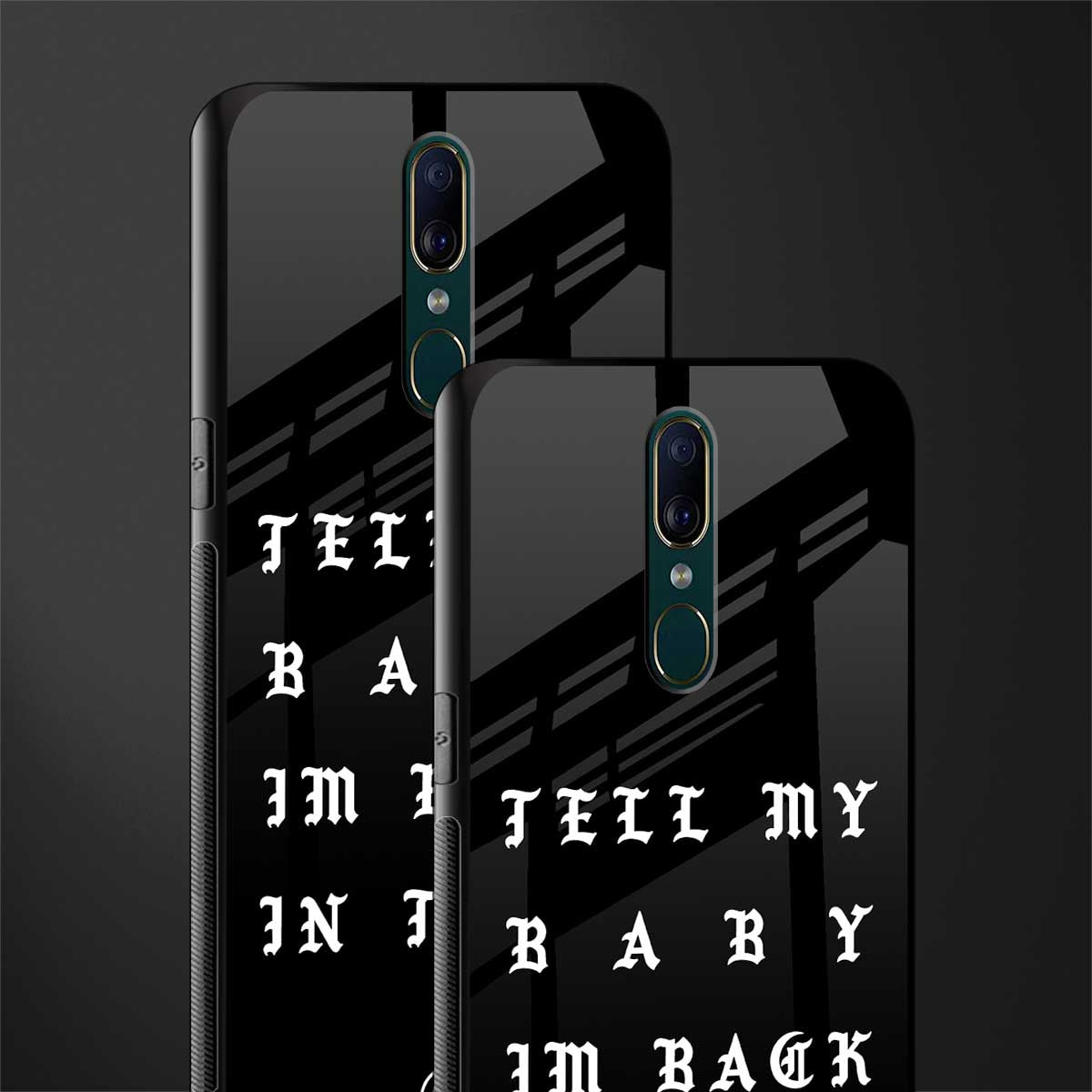 back in town glass case for oppo f11 image-2