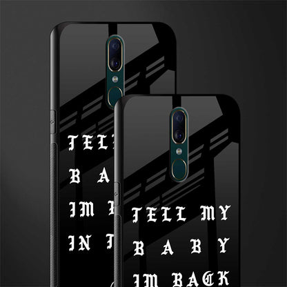 back in town glass case for oppo f11 image-2