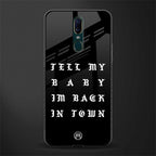 back in town glass case for oppo f11 image