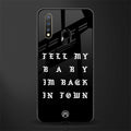 back in town glass case for vivo u20 image