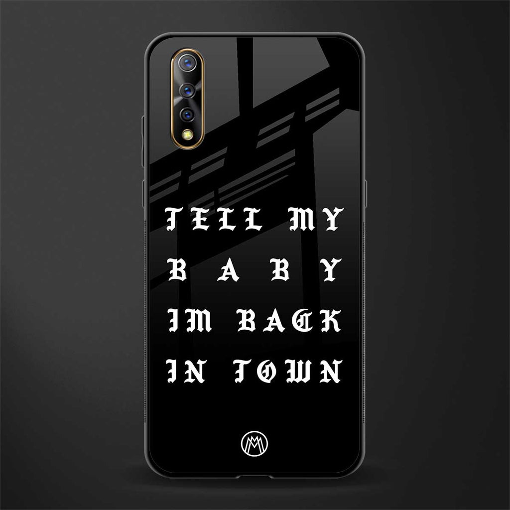 back in town glass case for vivo s1 image