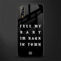 back in town glass case for vivo z1x image