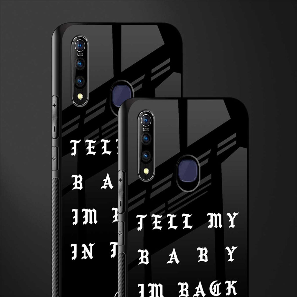 back in town glass case for vivo z1 pro image-2