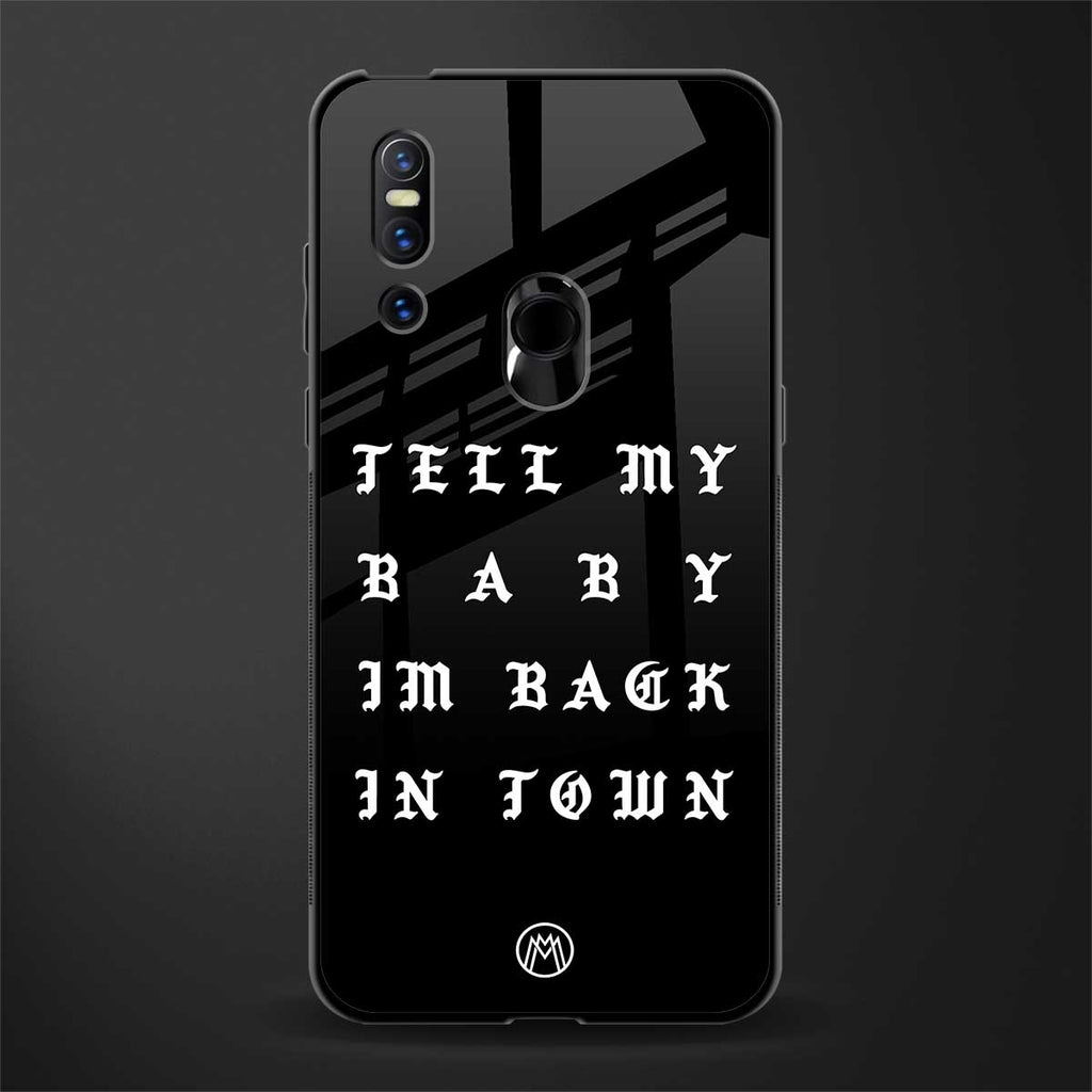 back in town glass case for vivo v15 image