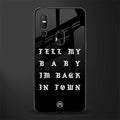 back in town glass case for vivo v15 image