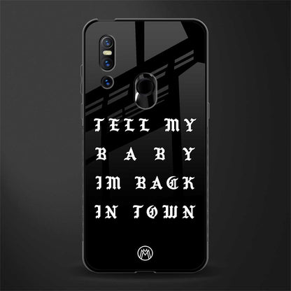 back in town glass case for vivo v15 image