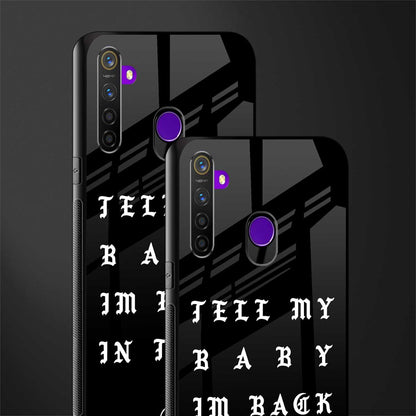 back in town glass case for realme 5 pro image-2