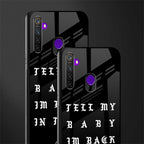 back in town glass case for realme 5 image-2