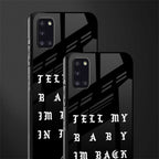 back in town glass case for samsung galaxy a31 image-2