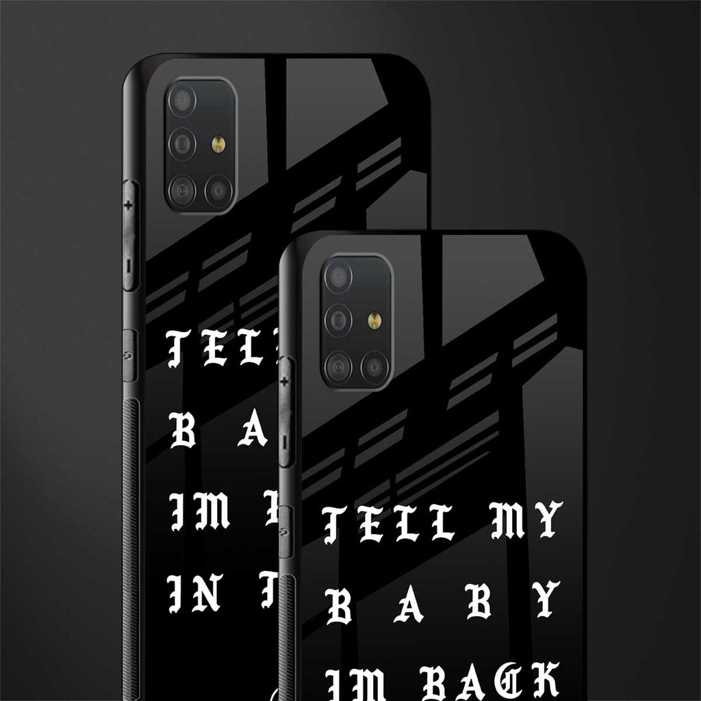 back in town glass case for samsung galaxy a51 image-2