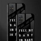 back in town glass case for samsung galaxy a51 image-2