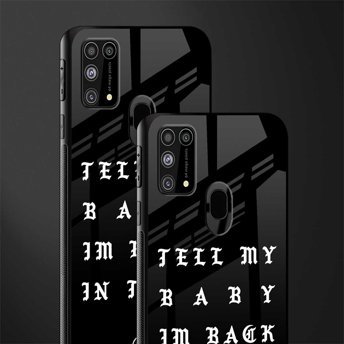 back in town glass case for samsung galaxy m31 image-2
