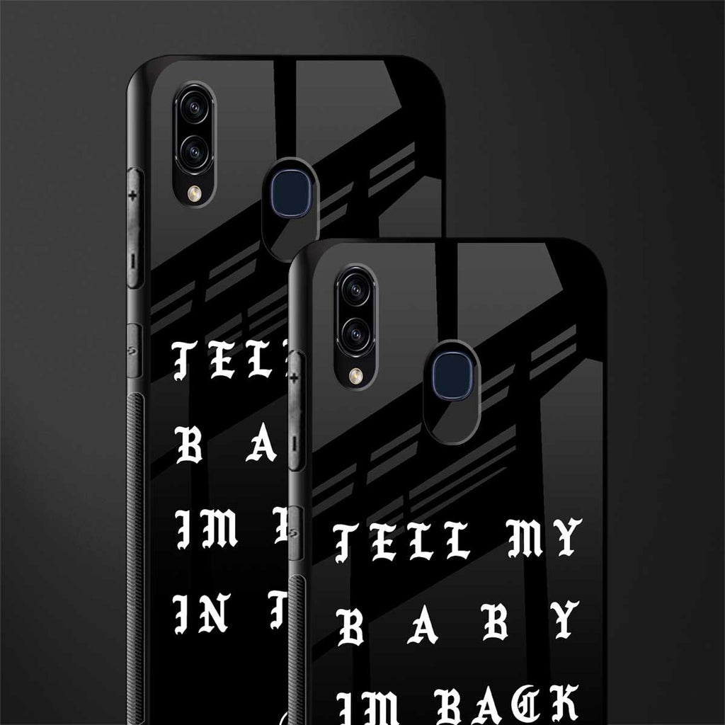 back in town glass case for samsung galaxy m10s image-2