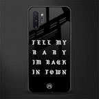 back in town glass case for samsung galaxy note 10 plus image