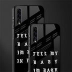 back in town glass case for samsung galaxy a70s image-2