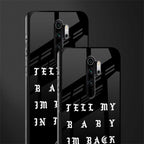 back in town glass case for redmi note 8 pro image-2
