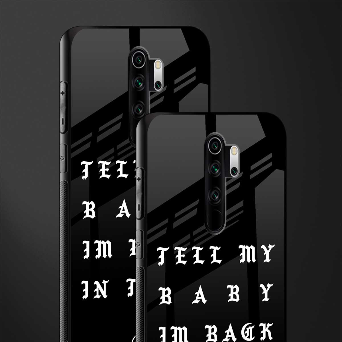 back in town glass case for redmi note 8 pro image-2
