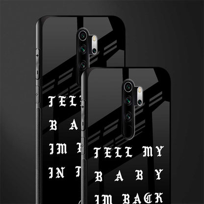 back in town glass case for redmi note 8 pro image-2
