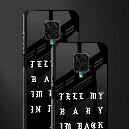back in town glass case for redmi note 9 pro max image-2