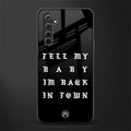 back in town glass case for realme 6 pro image