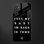 back in town glass case for realme 6 pro image