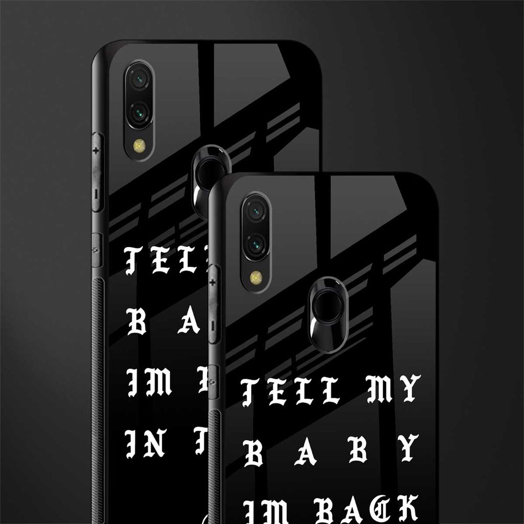 back in town glass case for redmi note 7 pro image-2