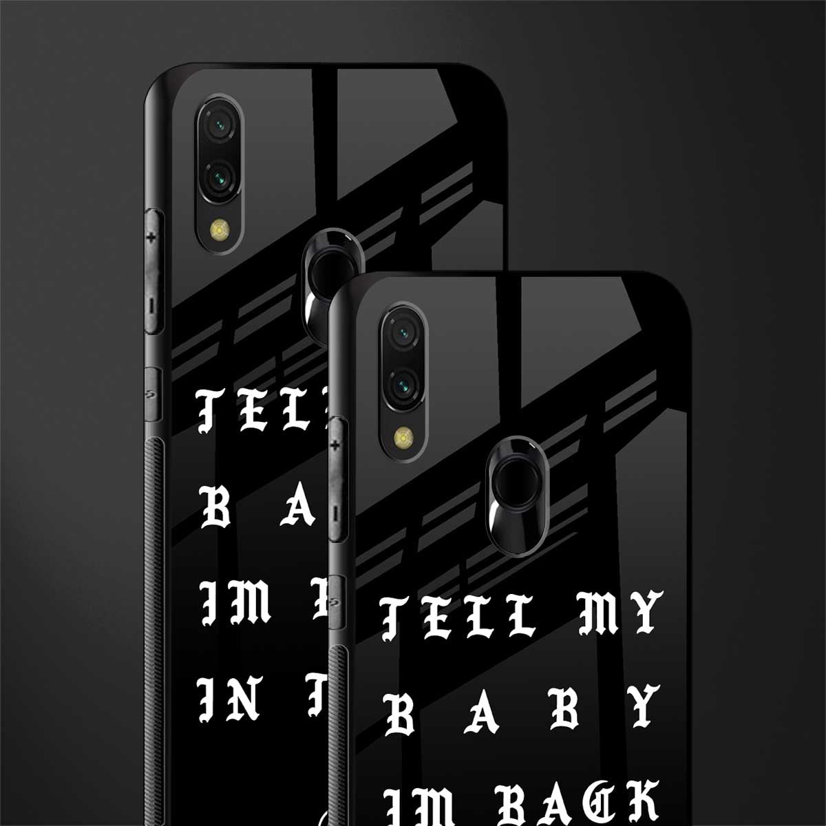 back in town glass case for redmi note 7 pro image-2