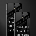 back in town glass case for redmi 8a image-2