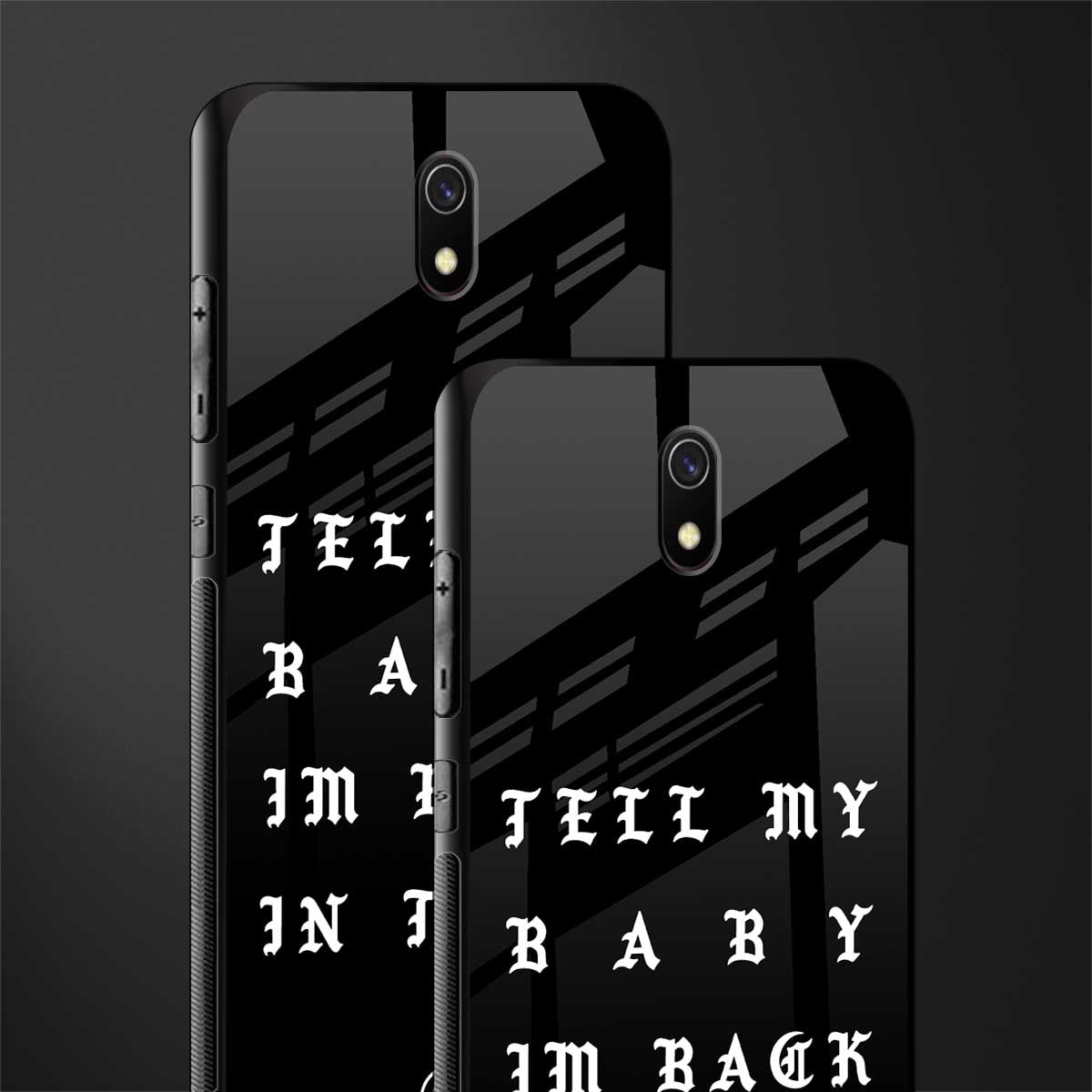 back in town glass case for redmi 8a image-2